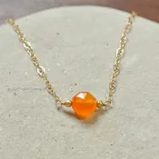 Essential Energy Gemstone Necklace: Carnelian - Energy