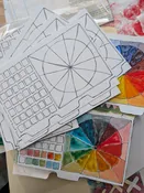 2026 Color Wheel Blank Calendar 5x7 Card-12pk