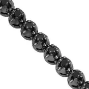 10k Gold Black Rhodium Plated Mens Diamond Tennis Chain 5 MM 14.80 Ctw