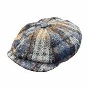 Donegal Tweed Newsboy Cap - Blue Tweed