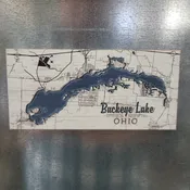 Buckeye Lake Charm Magnet