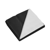 40'x100' Black & White Woven Blackout Light Deprivation Film 9 Mil