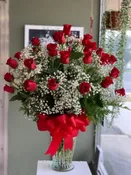3 DOZEN RED ROSES