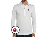 Alabama - Coach's Long Sleeve Range Polo - Helmet - White