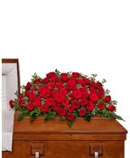 50 ROSE CASKET SPRAY