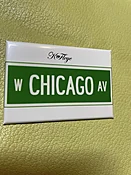CHICAGO AV Button Glow in the dark — KFLEYE.COM