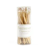 Birthday Candles in Gold (pack of 20 candles)