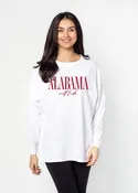 Alabama Crimson Tide Women's The Big Shirt in White