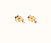 Manatee Stud Earrings
