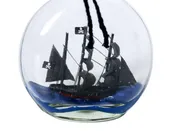 Black Pearl Model Ship in a Glass Bottle 4