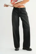 Classic Low Rise Baggy Slouch washed black