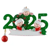 2025 Dated Family of 3 Ornament
