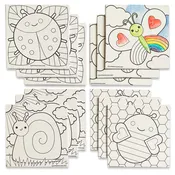Happy Mini Canvas & Paint Sets