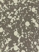Stonehenge/French Vanilla Rayon/Nylon/Lycra Paint Splatter Print Stretch Bengaline Suiting 56W