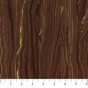 Northcott Artisan Spirit Sandscapes - Woodgrain in Chocolate