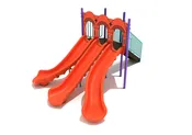 5 Foot Freestanding Triple Sectional Split Slide