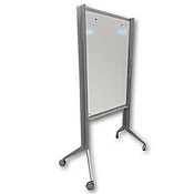 Used 33"W Haworth Planes Mobile Double-Sided Whiteboard