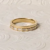 Baguette Diamond Band