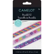 Camelot Cherry Hearts Diamond Painting Bracelet Kit – 3 Bracelets