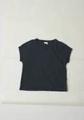 Alda Cotton Easy Tee | Coal