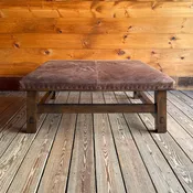 Village Ottoman in Winchester Coffee Bean