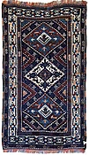 1920’s Antique Kurdish Rug 3’6” X 6’3”
