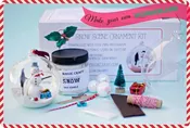 DIY Beach Snow Scene Ornament Kit