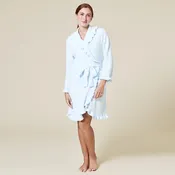 Blue Short Chenille Robe