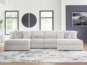 Cuddle Plush 4-Piece Sectional with Chaise