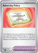 Adversity Policy 74 - ME04 Chaos Rising Reverse Holofoil