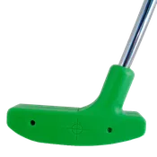27″ Green Head Green Grip Urethane Putter with Steel Shaft (Made in U.S.A.)