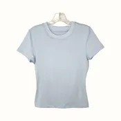 Core Crew Neck Tee, Blue Ash