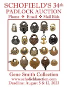 Lock collecting and Antique Padlocks — Schofield's Auction