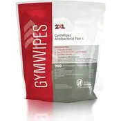 2XL GymWipes Antibacterial Towelettes Bucket Refill For Multi Surface - Phenol-free, Hygienic, Anti-bacterial, Disinfectant, Disposable, Bleach-free, Alcohol-free, Disposable, Absorbent - White - 700/Bag - 4 / Carton