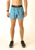 Men's Blue Bolts 4" Half Split Shorts