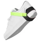 Desco 07599 Heel Grounder, 2-Layer Rubber, 1 Meg Ohm, ESD-Safe, Lime Green/Black
