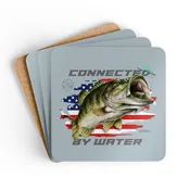 1776 Heritage American Flyer Cork Coasters — Set of 4 Drink Coasters