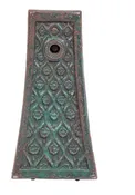 1894-95 original charles b. atwood-designed ornamental cast iron access panel from a chicago world's fair or columbian exposition
