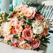 100 Rose and 150 Carnation DIY Wedding Flower Kit