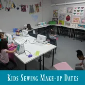 Kids Sewing: Make-up Dates