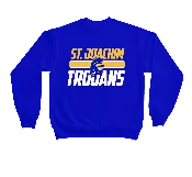#012  St Joachim Trojans 2025 - Royal Blue Crewneck