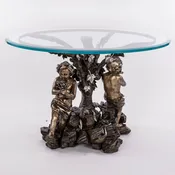 18th Century Baroque Cherub Center Table