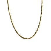 3mm Gold Basket Chain- 18"