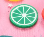 20mm Clay Lime Slices, 12 pack