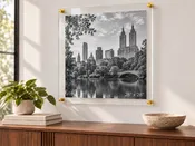 Acrylic Floating Frame 28"x28" Wall Mount