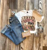 After Awhile Crocodile Rhinestone Graphic Tee