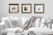 Rustic Wood Gallery Picture Frames | Reclaimed Wood | 8x10 & 11x14 pictures