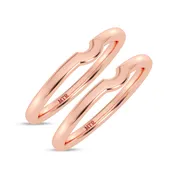 Amari Same Sex Ladies Band Set 14K Rose Gold
