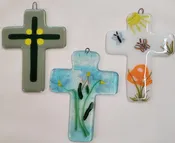 Fused Glass Cross