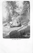 Big Stone Lake North Dakota Man on Beach with Binoculars Postcard AA112851